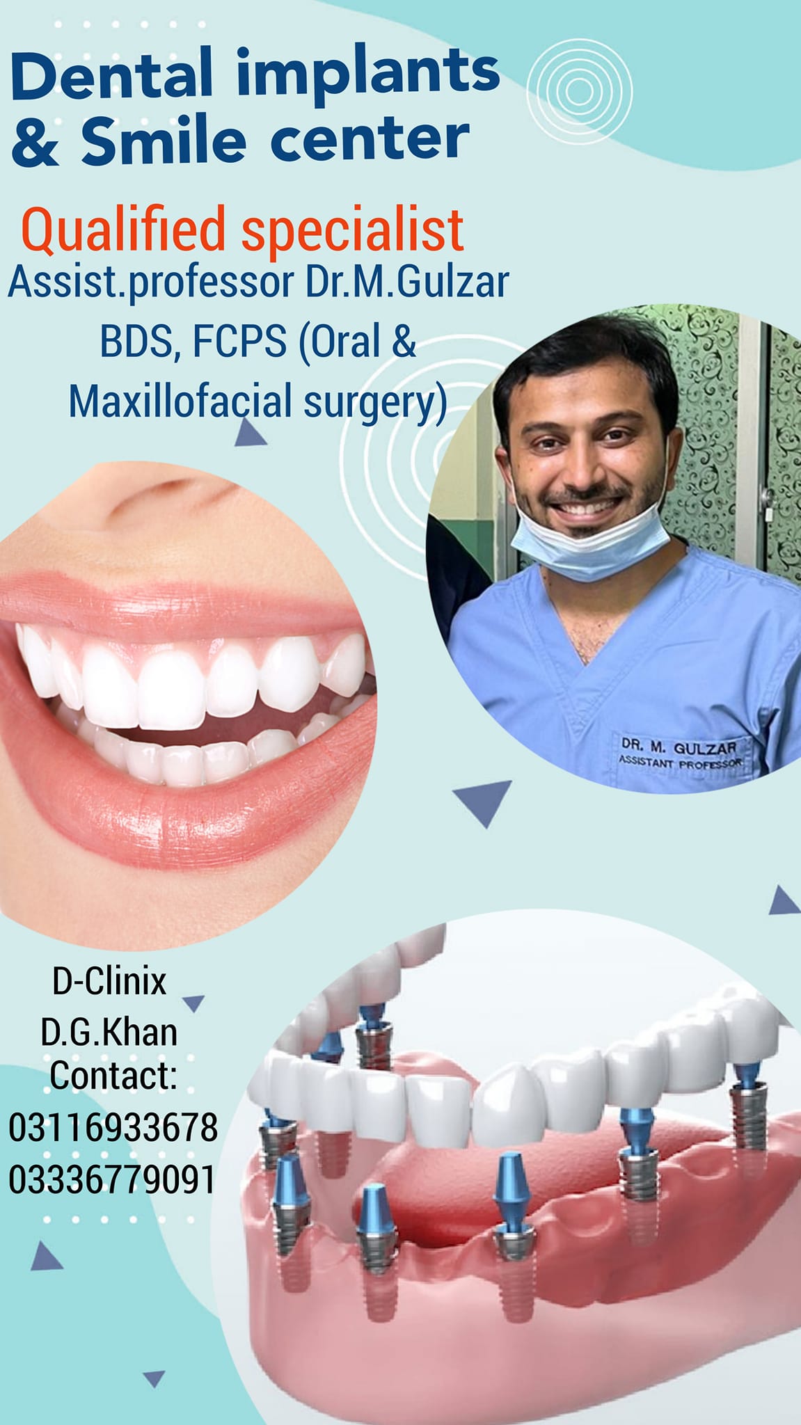 Dr. Muhammad Gulzar , Dental Surgeon , Consultant Oral and Maxillofacial Surgeon , DG Khan photo 3
